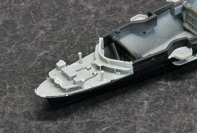 1/700航空母艦『瑞鶴』マリアナ沖海戦時：船体の作り込み【2021年】