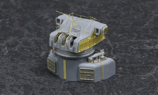 1/350戦艦『大和』タミヤリニューアル版プレミアムキット：副砲塔(後編)【2022年】