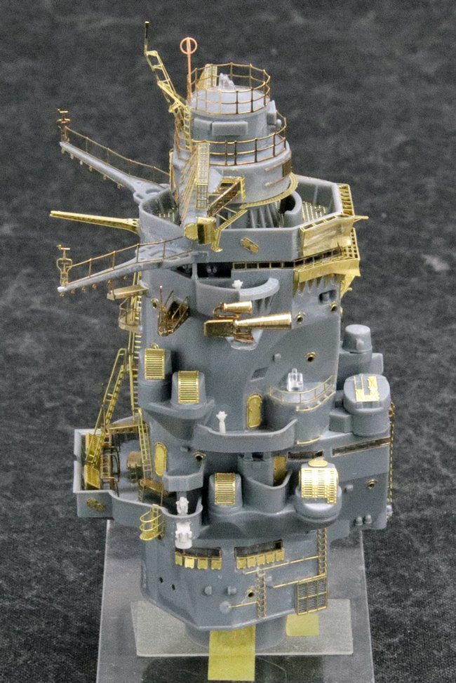 1/350戦艦『大和』タミヤリニューアル版プレミアムキット：前部艦橋(後編)【2022年】