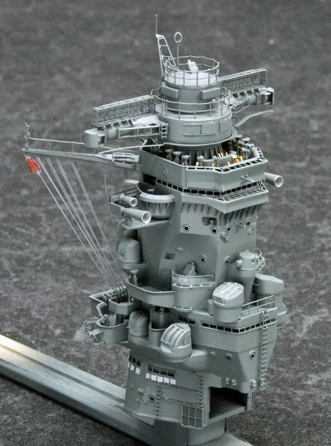 1/350戦艦『大和』タミヤリニューアル版プレミアムキット：前部艦橋(後編)【2022年】