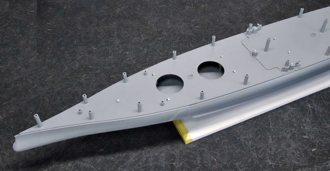 1/350戦艦『大和』タミヤリニューアル版プレミアムキット：船体(船底部)【2022年】