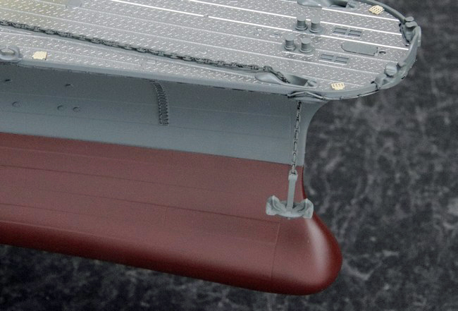 1/350戦艦『大和』タミヤリニューアル版プレミアムキット：錨鎖甲板、係留作業甲板周り【2022年】
