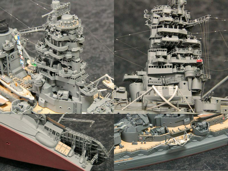 模型誌作例22】1/700航空戦艦「伊勢」 – 艦船模型製作代行モデルファクトリーハイギヤード