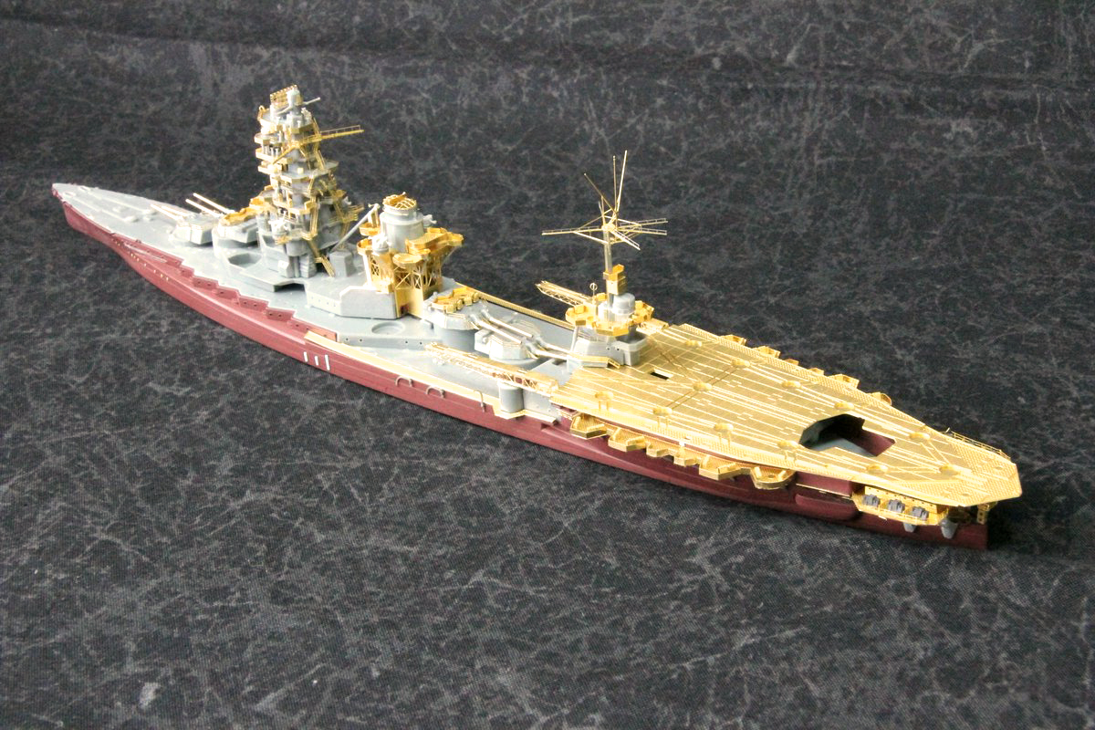 模型誌作例22】1/700航空戦艦「伊勢」 – 艦船模型製作代行モデルファクトリーハイギヤード