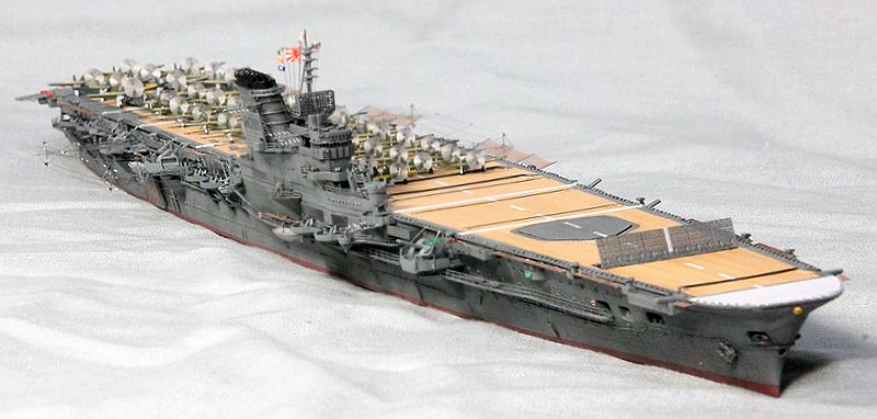 模型誌作例20】1/700航空母艦「大鳳」 – 艦船模型製作代行モデルファクトリーハイギヤード