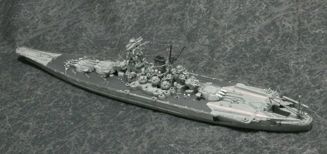 模型誌作例35】各種製作テクニック（1/700戦艦武蔵） – 艦船模型製作代行モデルファクトリーハイギヤード