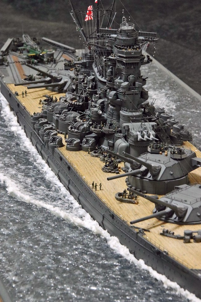 模型誌作例67】1/350戦艦「大和」 – 艦船模型製作代行モデルファクトリーハイギヤード