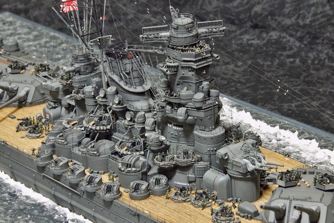 模型誌作例67】1/350戦艦「大和」 – 艦船模型製作代行モデル 