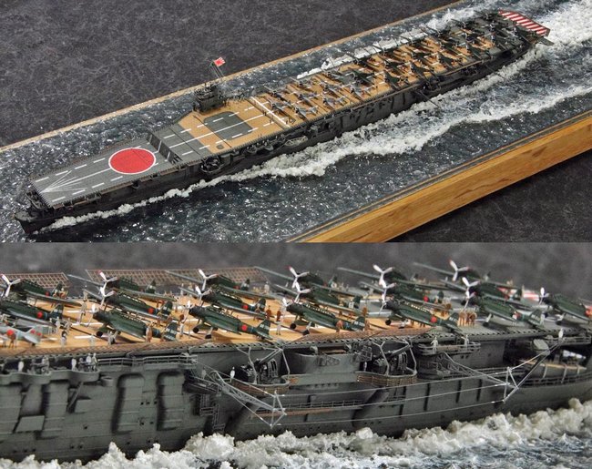 模型誌作例62】1/700航空母艦「蒼龍」その1 – 艦船模型製作代行モデルファクトリーハイギヤード