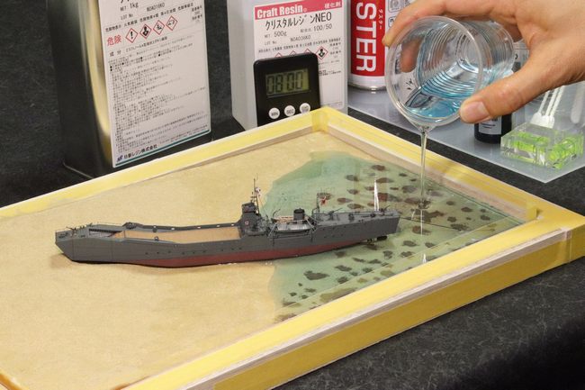 模型誌作例78】1/350「二等輸送艦」上陸作戦ジオラマ – 艦船模型製作 