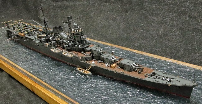 模型誌作例74】1/350航空巡洋艦「最上」 – 艦船模型製作代行モデル