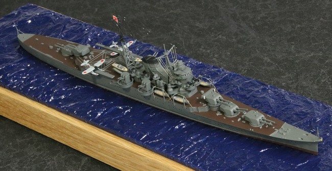 模型誌作例90】1/700重巡洋艦「鈴谷」 – 艦船模型製作代行モデル 