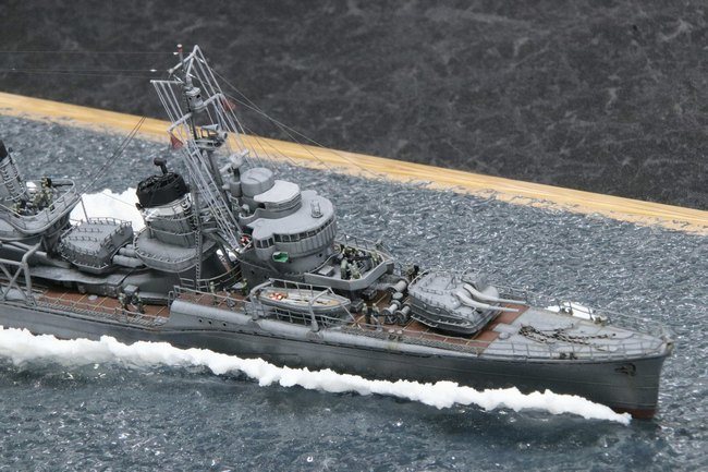 模型誌作例91】1/350駆逐艦「潮」 – 艦船模型製作代行モデル 
